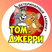 лого Том и Джерри, ветеринарная клиника. Донецк