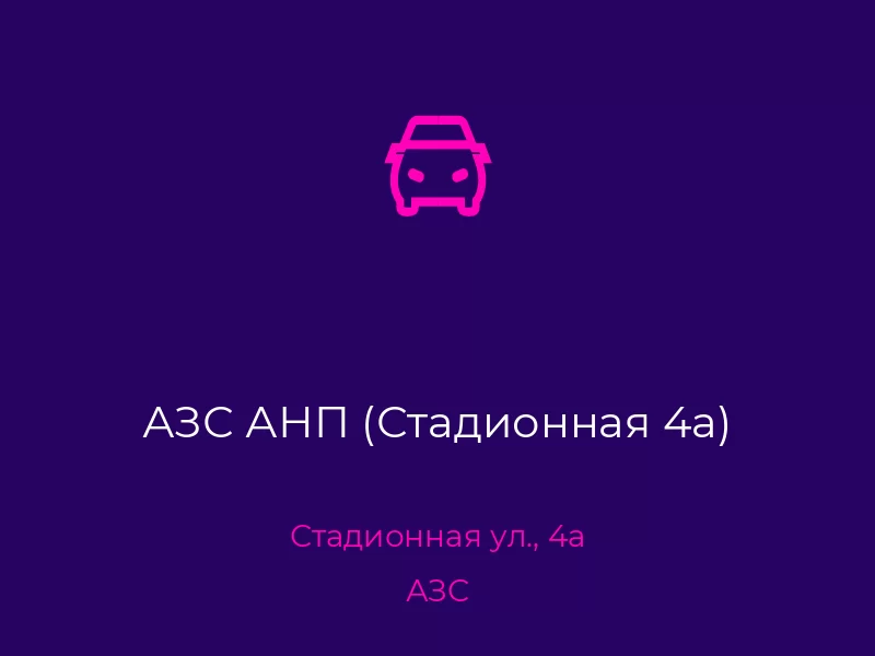 АЗС АНП (Стадионная 4а). Донецк. АЗС