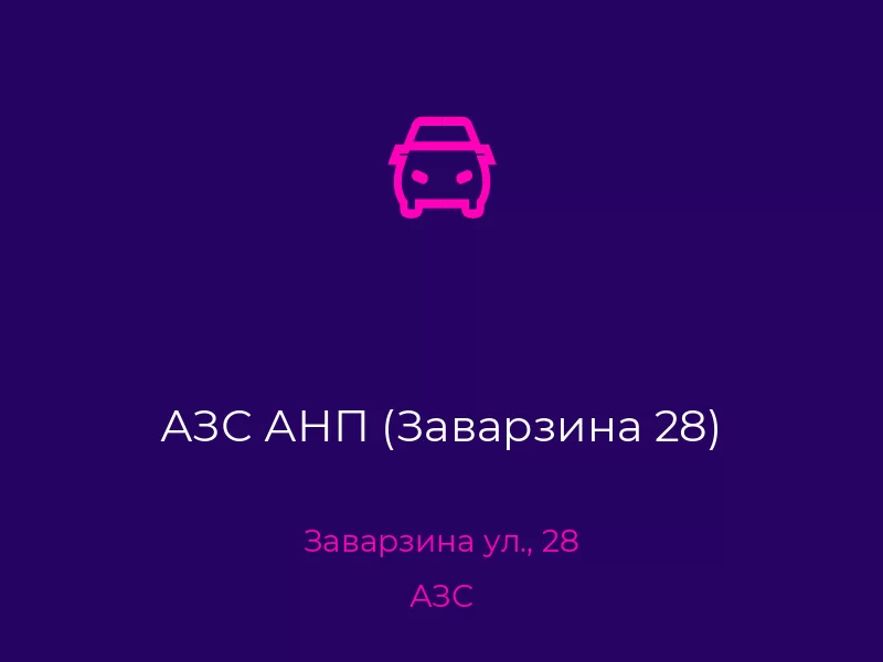 АЗС АНП (Заварзина 28). Донецк. АЗС