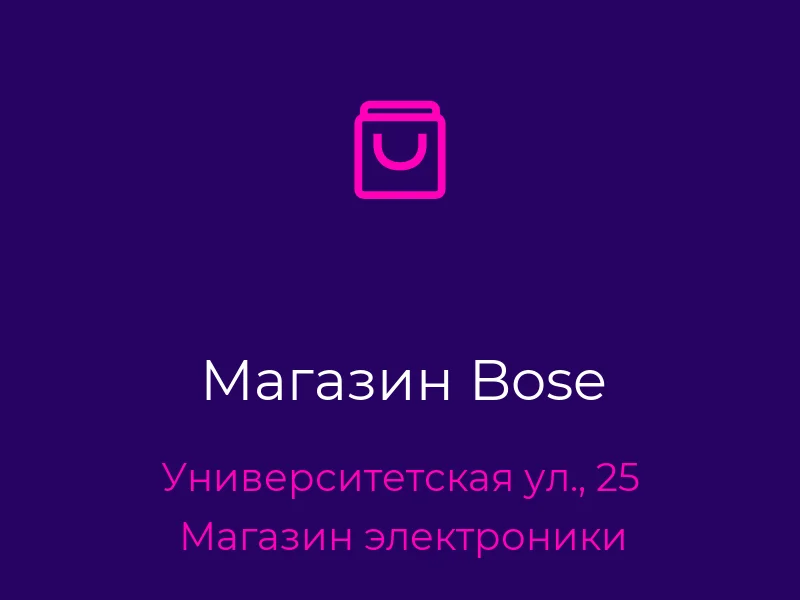 Магазин Bose