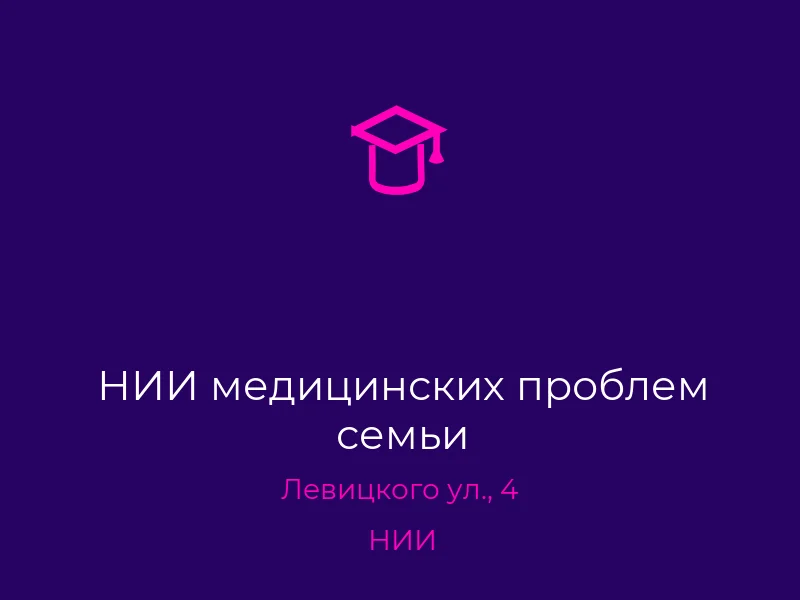 НИИ медицинских проблем семьи