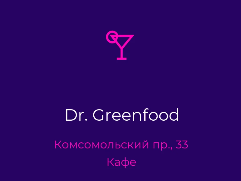 Dr. Greenfood