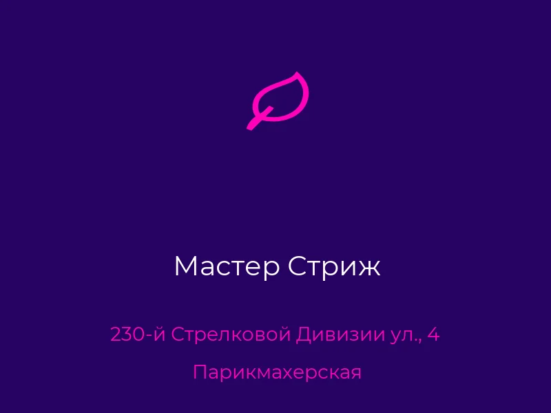 Мастер Стриж